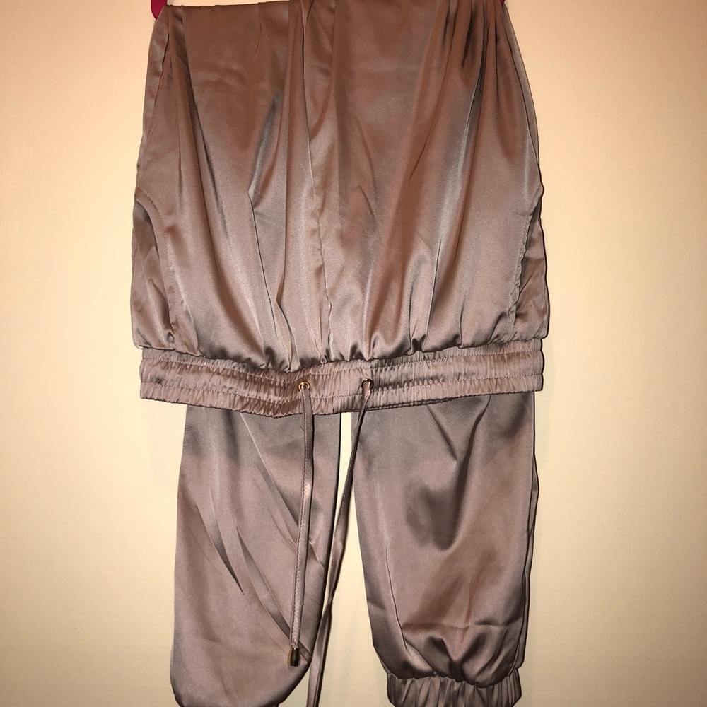 Suede pants